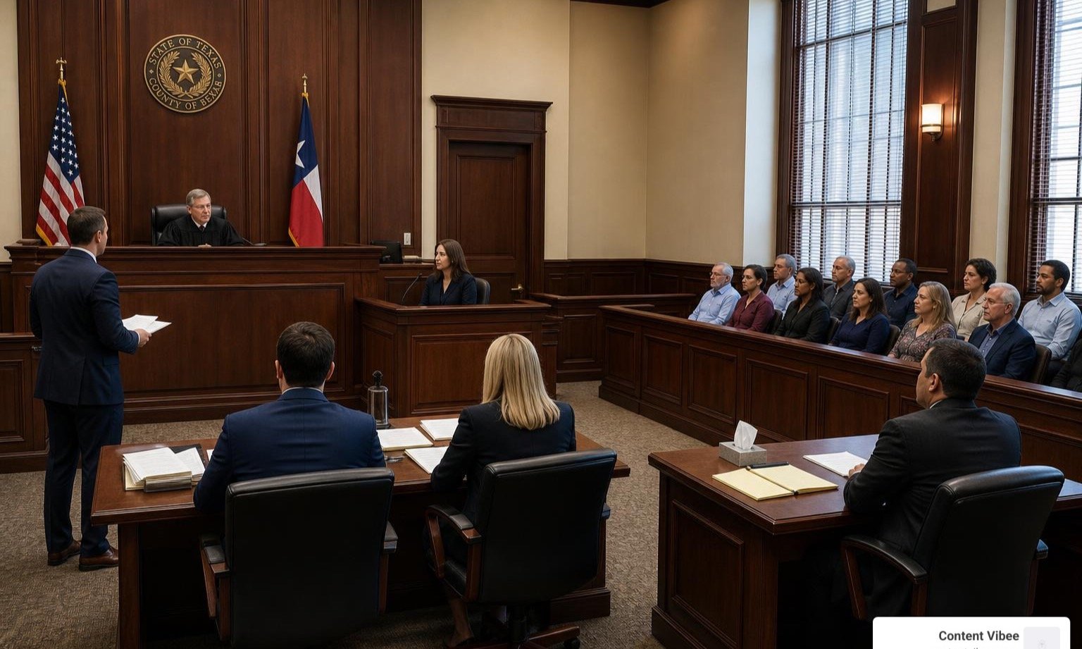San Antonio courtroom trial setting