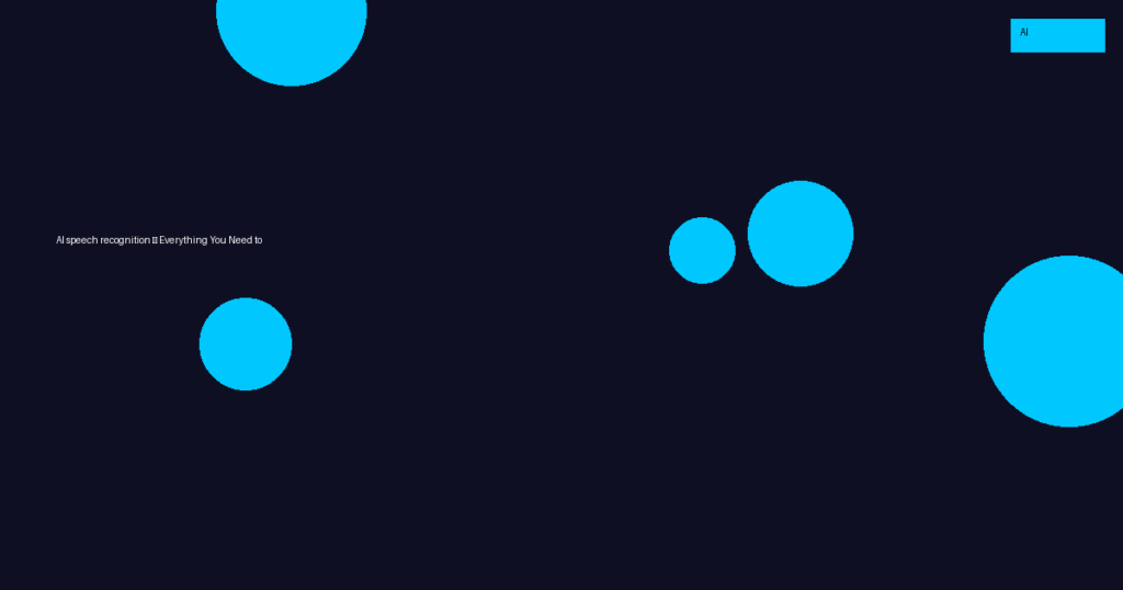 AI speech recognition — Everything You Need to Know in 2026